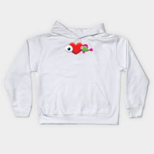 I Love Fish Kids Hoodie